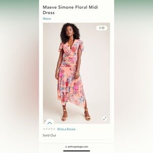 Maeve by Anthropologie floral dress